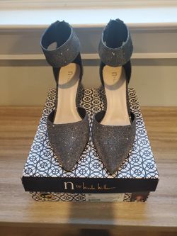 N by Nicole Miller Nm Carry Pewter Shoes 9.5
