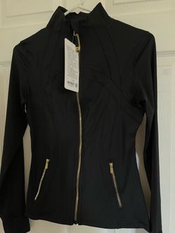 Lululemon Define Jacket Luon Black/Gold Size 6