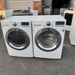 Lg stackable washer and dryer set