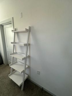 White Ladder Bookshelf 5-Tier