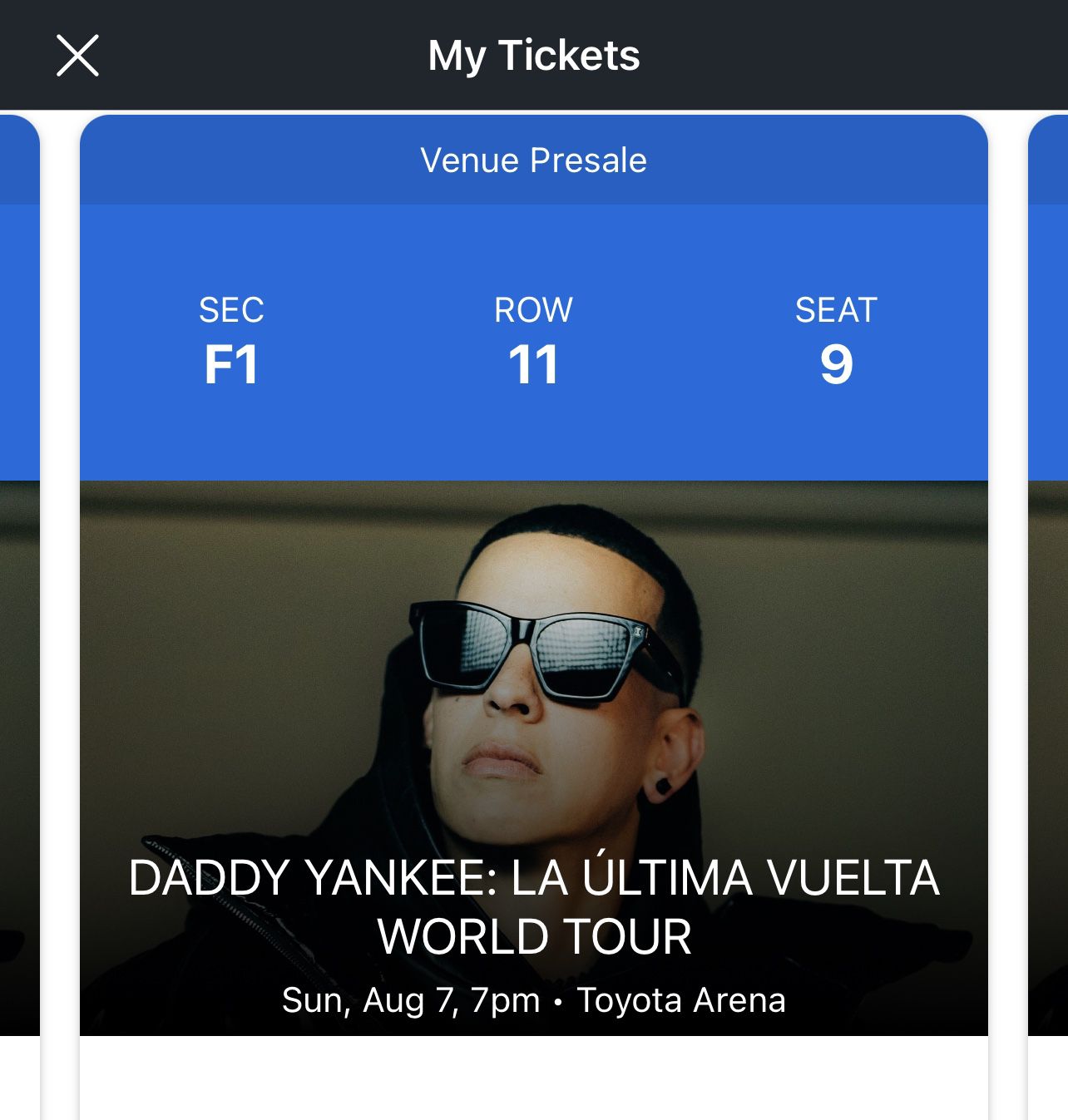 Daddy Yankee Tickets Ontario Toyota Arena Aug 7