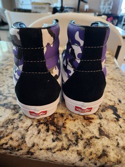 Pop camo vans purple new arrivals