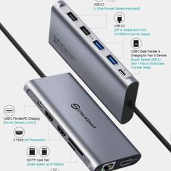 Docking Station Triple Display 12 in 1
