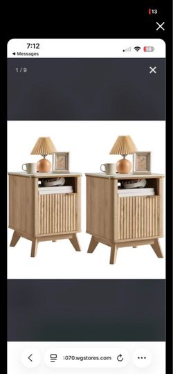 Brand new matching nightstands for $90