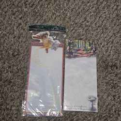 2 New Notepads Dog In Plane And Forest Setting