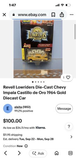 Low Riders Frist 4 are $100 each