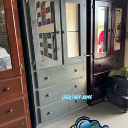 Grey Tall Wardrobe Closet Ropero Nuevo Armoire Bonito 