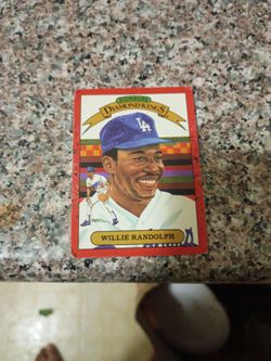 Willie Randolph Base Ball Card YEAR ERROR (REALLY RARE)