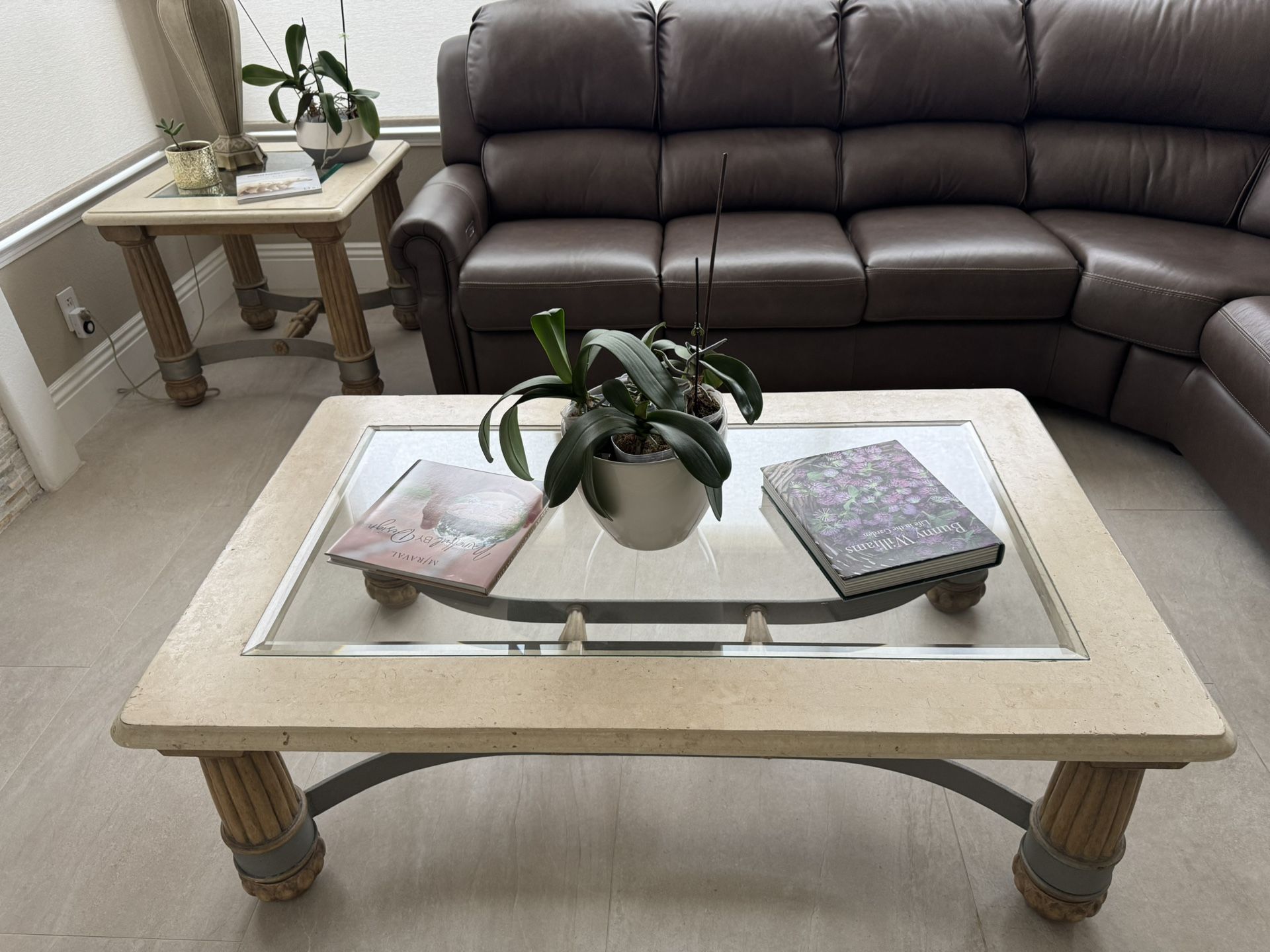 Coffee Table & 2 End Tables