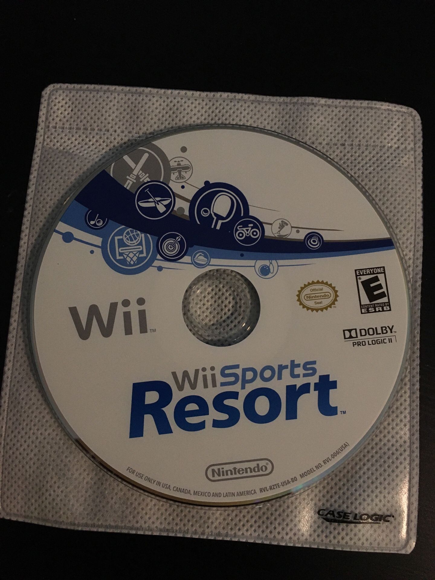 Wii Sports Resort Nintendo video game disc only