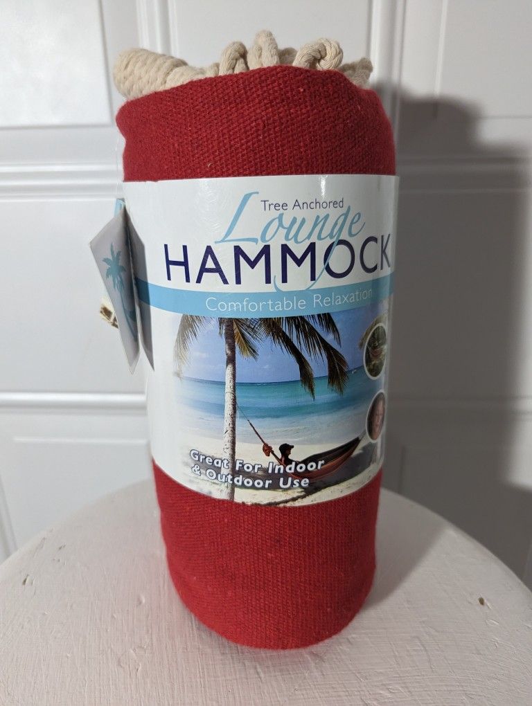 Tree Anchored Lounge Hammock Indoor & Outdoor Use! Blue Star Clothing Company