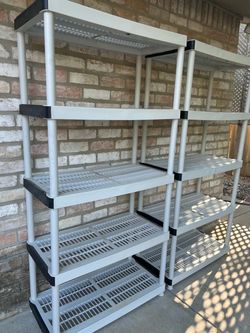 Plastic Freestanding Storage Shelving Units