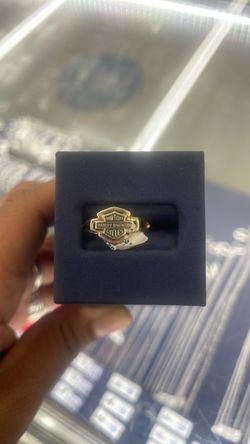 Harley Davidson Gold Ring