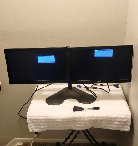 Dell 19" Computer Moniters, Dual Stand 