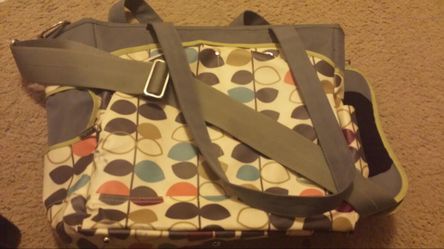 Orla Kiely-like Tote/Messenger Bag