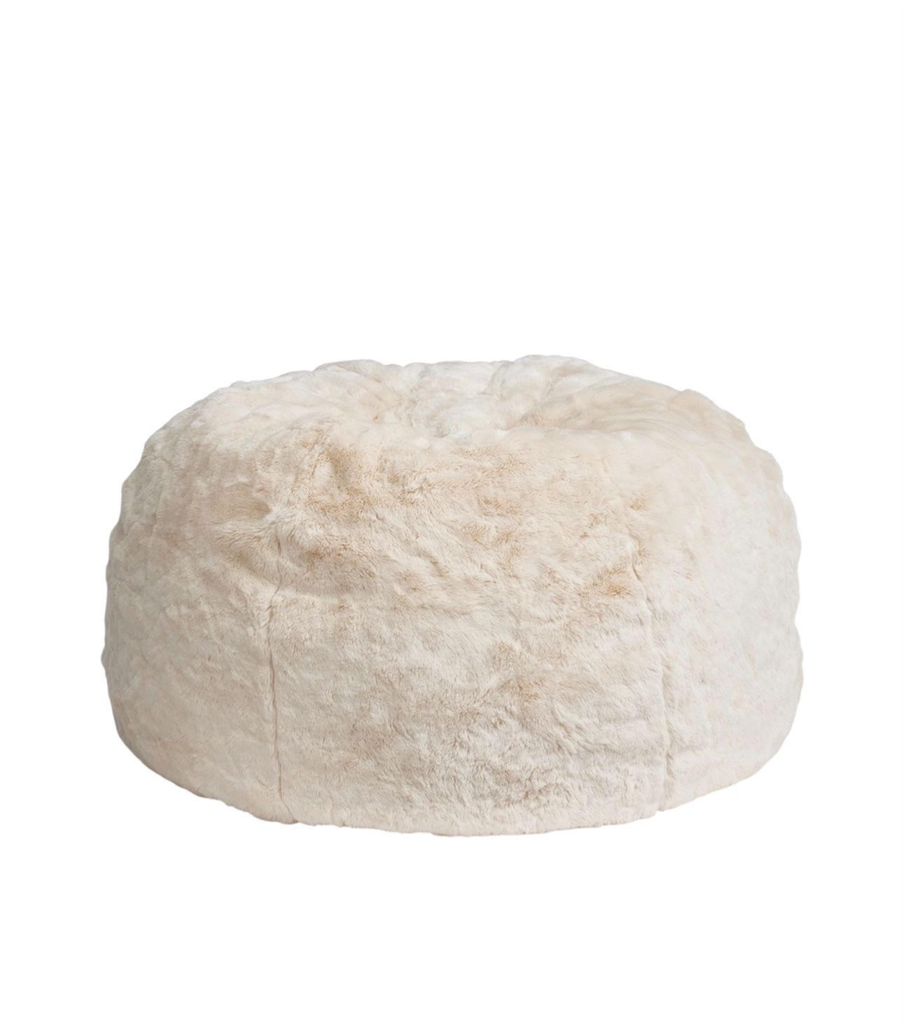 Pottery Barn Polar Bear Faux Fur Ivory Bean Bag Chair Slipcover Only