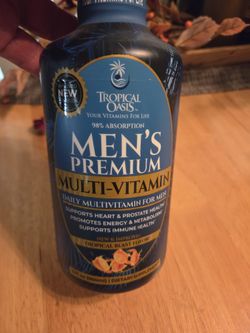 Tropical oasis men's multivitamin liquid