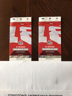 OSU - Michigan Football Tickets