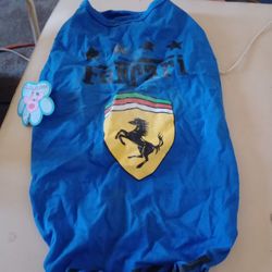 Dog Pet Blue T Shirt Size Large New