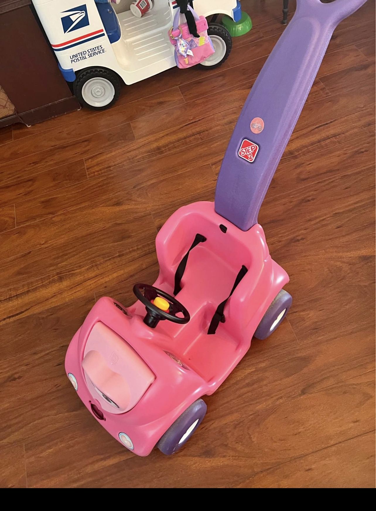 Pink Push  Around Cart