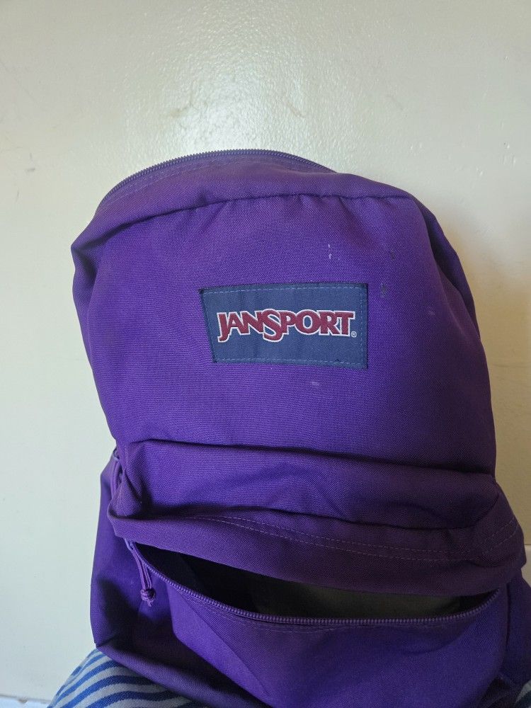 Jansport Purple Backpack 