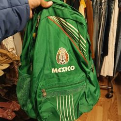 Mexico Soccer Futbol Team Backpack With Multiple Pockets