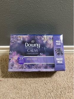 NEW Downy Infusions Calm Lavender & Vanilla Dryer Sheets – 180 Count
