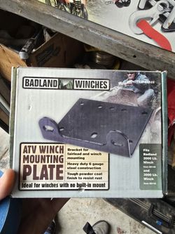 Winch Mounting Plate