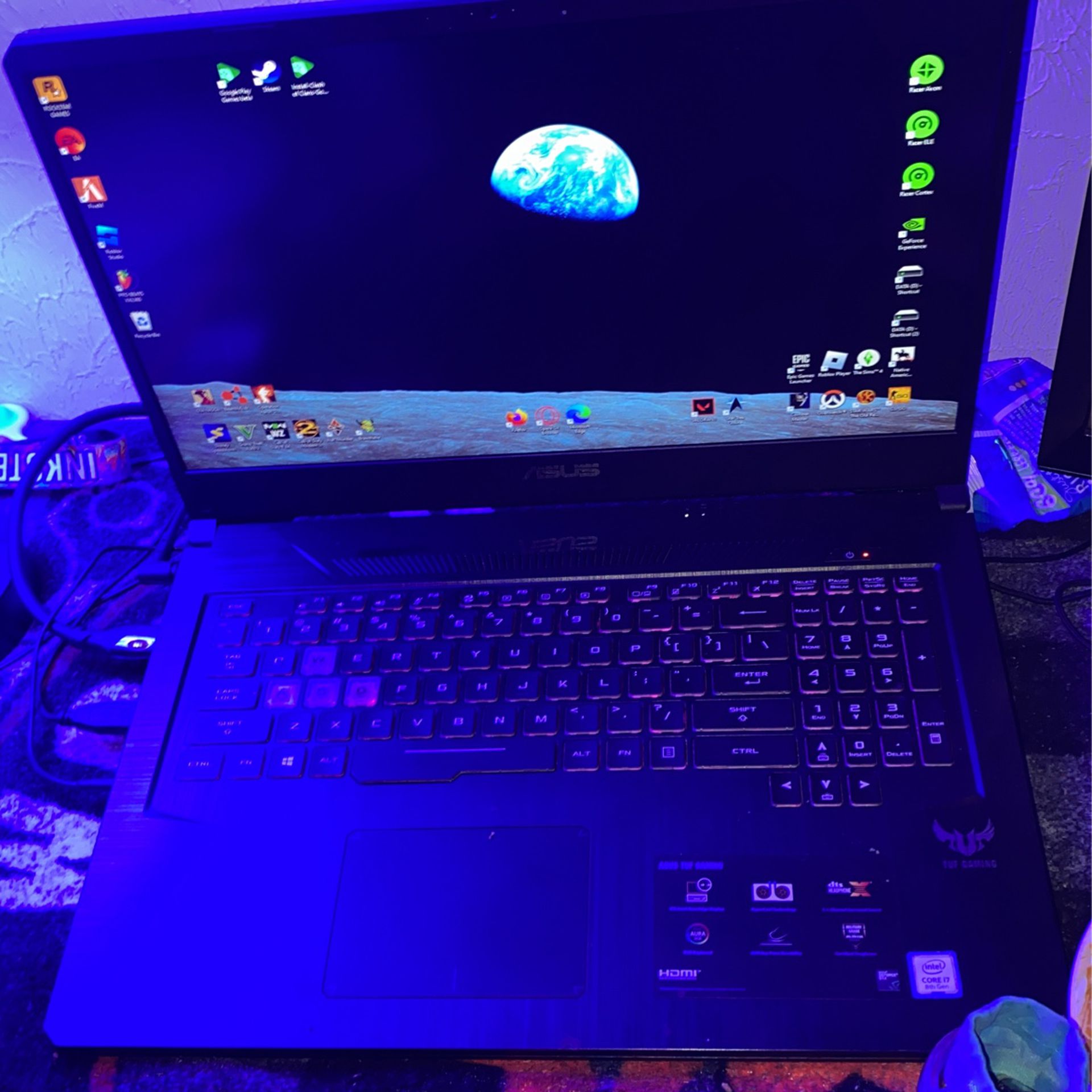 Asus Gaming Laptop + Monitor (Specs In Pics)