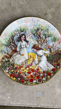 The Enchanted Garden By Jo Anne Mix First Plate In The Series “Magic Afternoon”