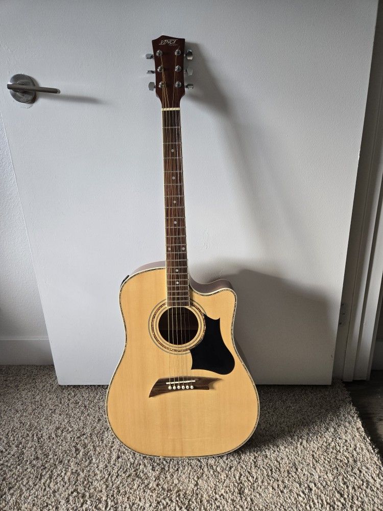 Vinci guitar and case