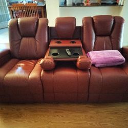 Couches, TV, Table, Treadmill 