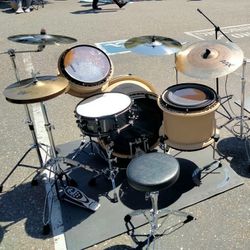2 Three piece drum sets