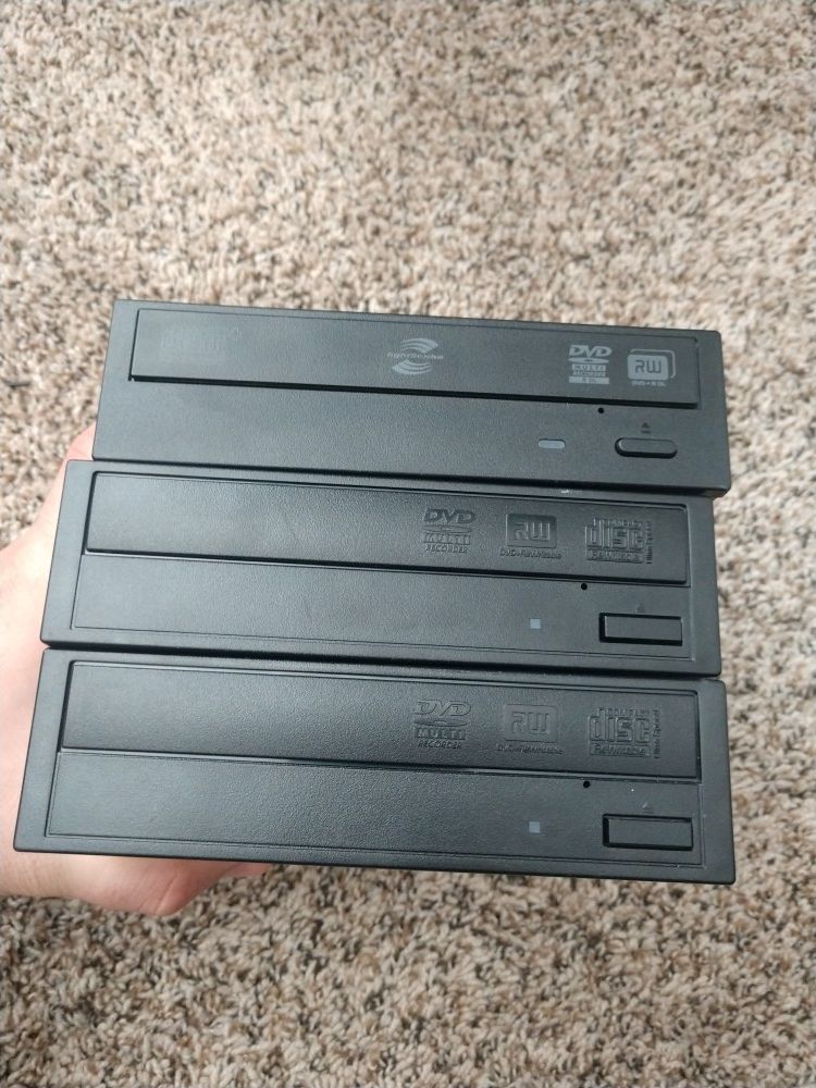 TONS of internal CD/DVD drives.