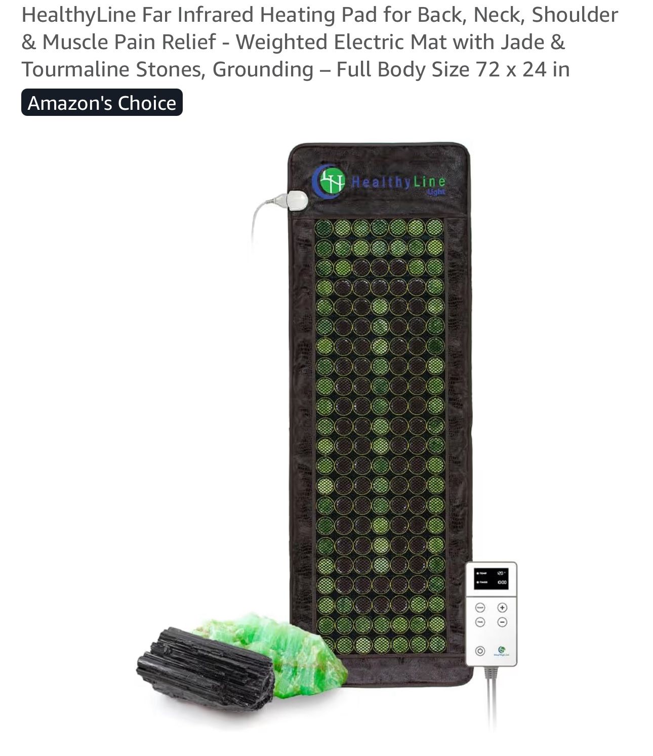 HealthyLine Far Infrared Heating Pad for Full Body