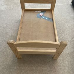 Wooden Doll Bed