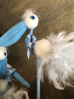 Stork baby shower pens (4)