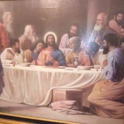 Jesus Last Supper Pic New $89must Pick Up 