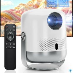 Mobile Projector with WiFi 6 and Bluetooth, with Speaker, 400ANSI | 4K Decoding and 1080P Output 