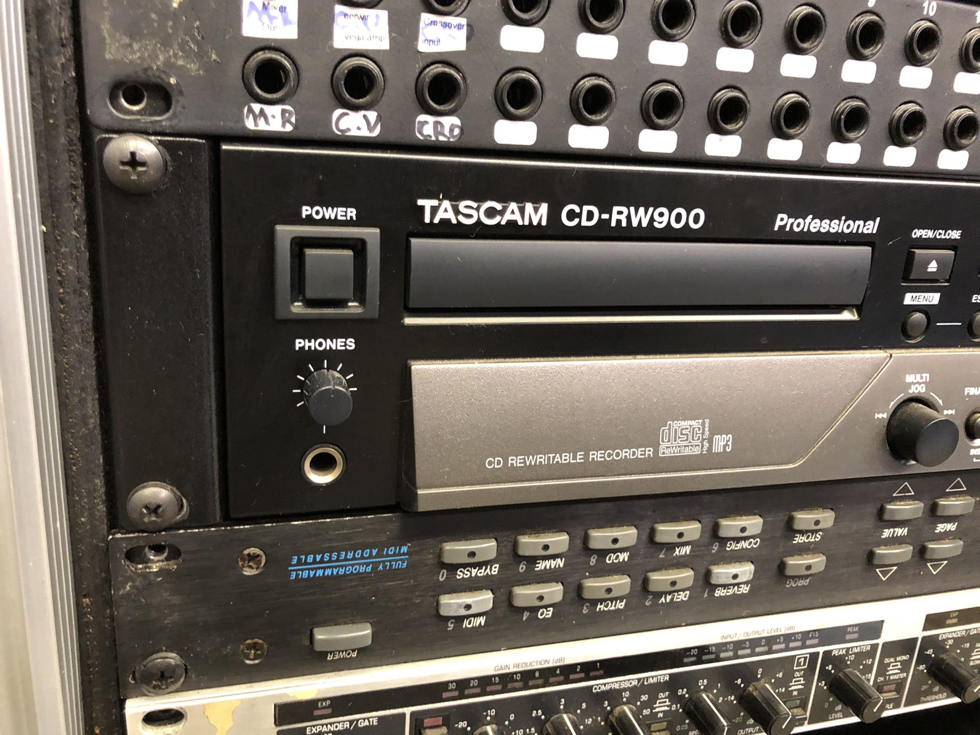 Tascam CD recorder. Pro audio