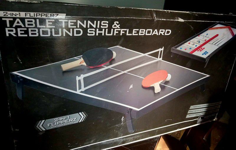 Table Tennis And Rebound Shuffleboard 