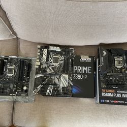 3 motherboards, for parts