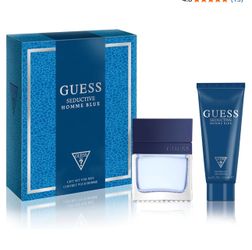 Guess seductive Homme blue set