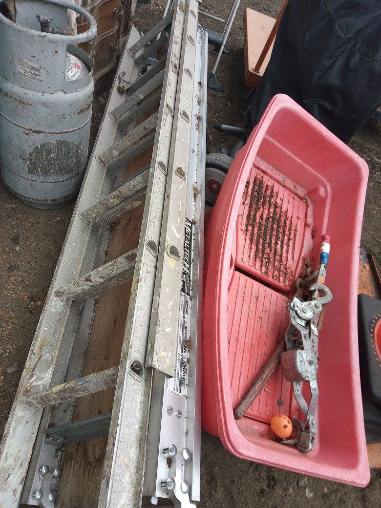 16 Ft Slide Ladder Alluminum