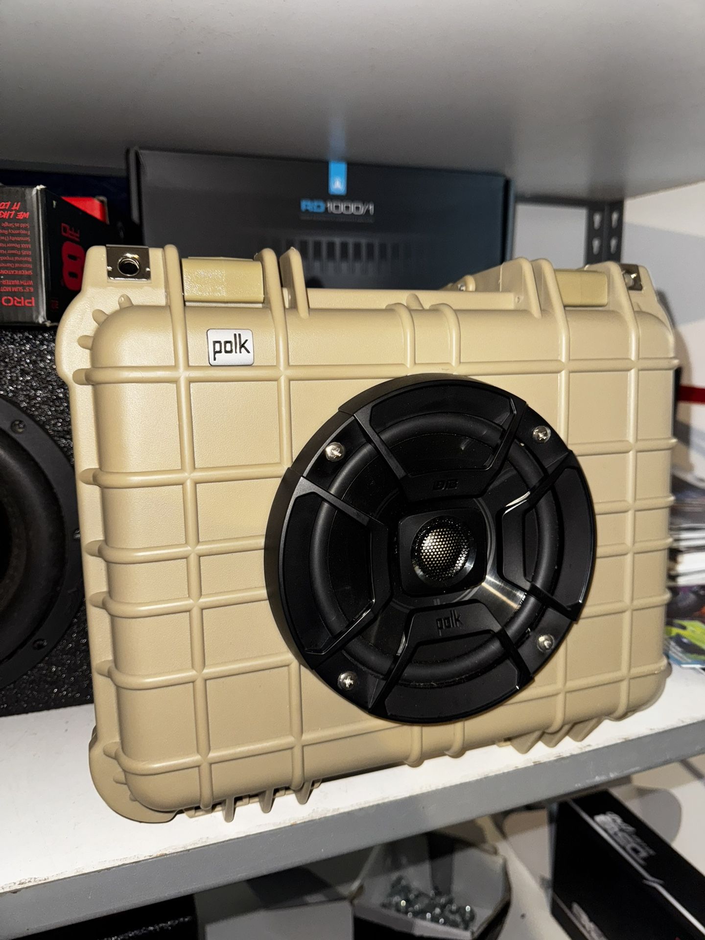 6.5 Polk Audio Water Resistant Bluetooth Speaker Box New