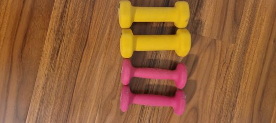 Set of 1 and 2 lb (pound) Weights
