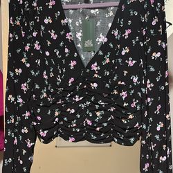 Wild Fable  Floral Blouse 