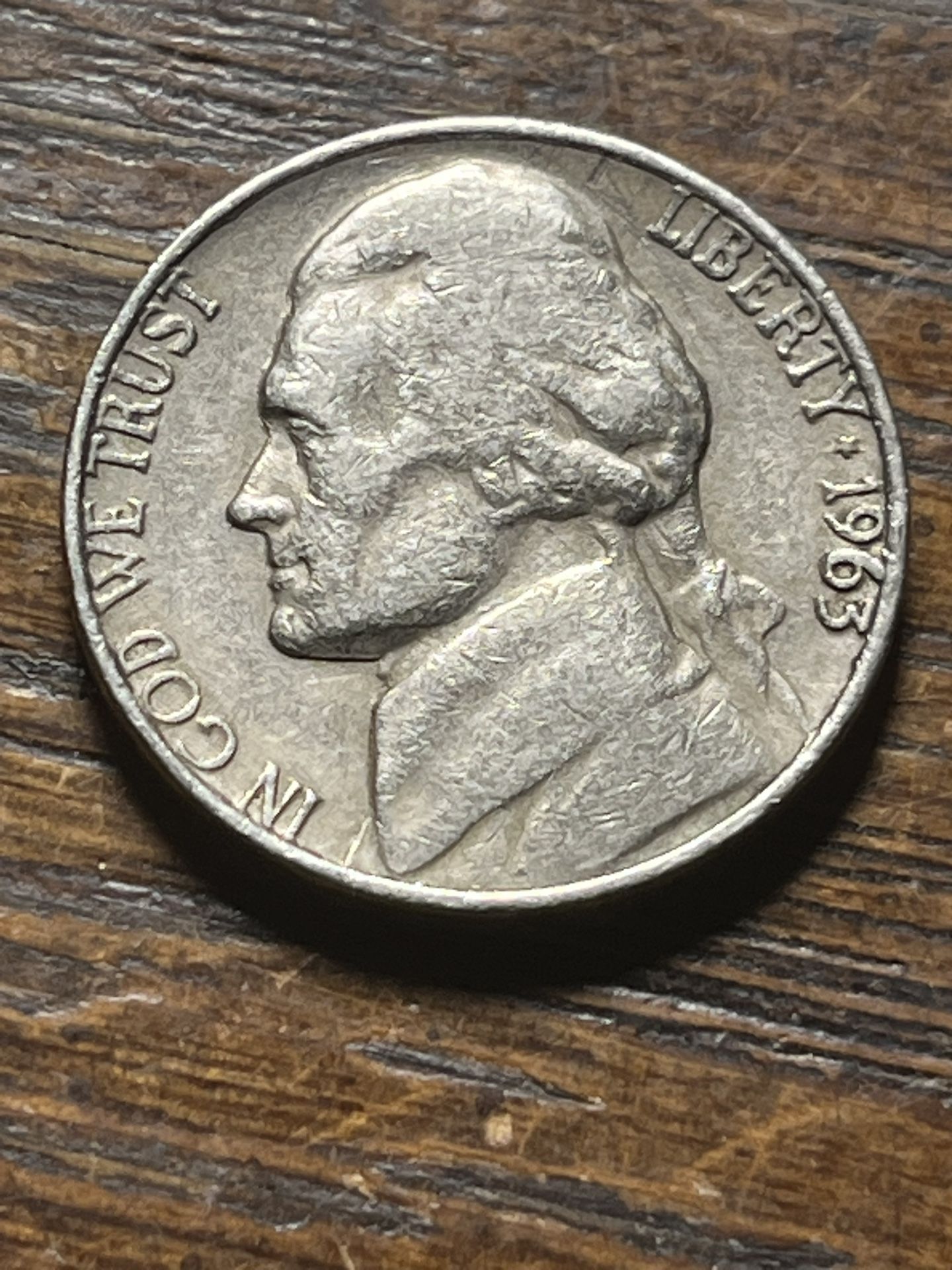 1963 D Nickel