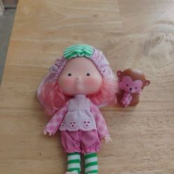 Raspberry Muffin Doll And Rhubarb Monkey Used