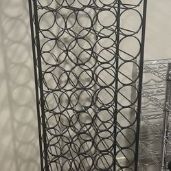 Metal Wine  Rack -  67 Bottles 